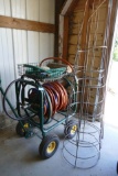 Garden Hose Cart & Tomato Cages