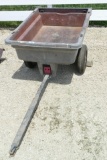 Rubbermade Tow Behind Dump Cart