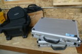 Pair of Hardsided Brief Cases & 4 Soft Cases