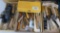 5 Flats of Gunsmith Woodworking Tools
