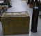 Large WWII Ammo Can & 90mm Shell Casing