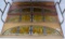 Lot of 4 leaded Stained Glass Boxcar Windows