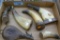 Lot of Vintage Powder Horns & Flasks