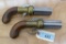 Pair of Contemporary 4 Bbl Pepperbox Pistols