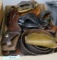 Box of Leather Pistol Holsters