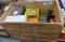 Wooden Crate & Box of partial Ammo