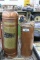 Pair of Early Brass Fire Extinguishers
