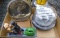 Cast Iron Bank & Mt St Helen Plaque lot