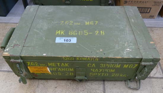 Sealed 1,260 round case 7.62x39 Ammo