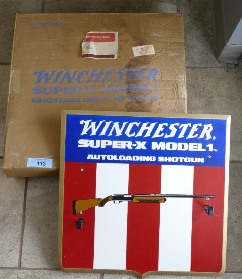 Winchester Super X Model 1 Shotgun Store Display
