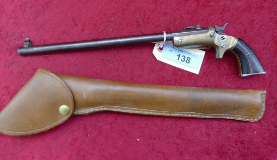 Antique Stevens 22 cal Tip Up Hunters Rifle