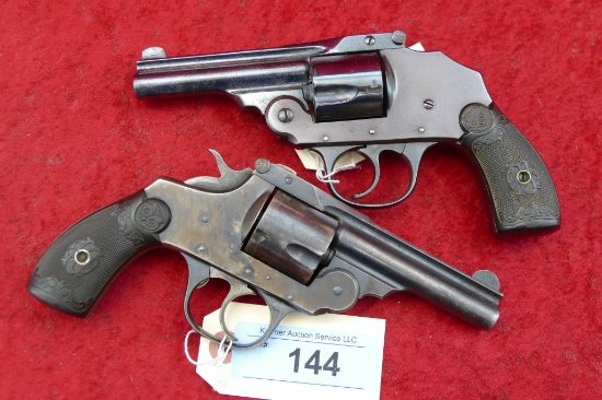 Pair of Antqiue Top Break Iver Johnson Revolvers