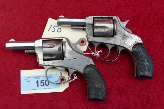 Pair of Antique H&R Dbl Action Revolvers