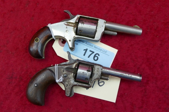 Pair of Antique Spur Trigger Revolvers