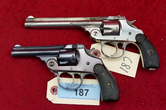 Pair of Antique Iver Johnson Top Break Revolvers