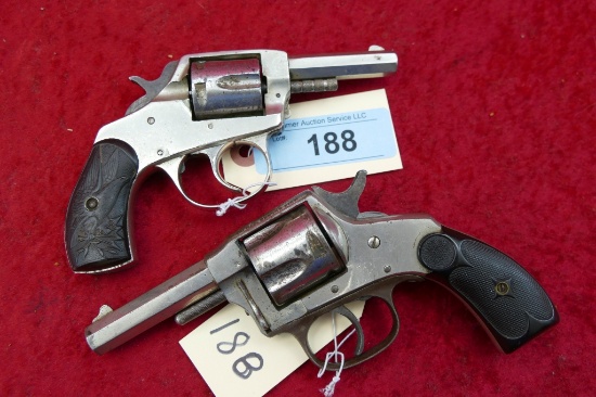 Pair of Antique Dbl Action Revolvers