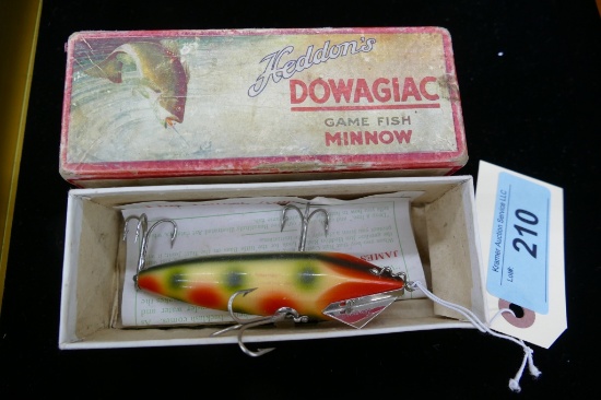 Heddon 3 Hook Wiggler Lure in box