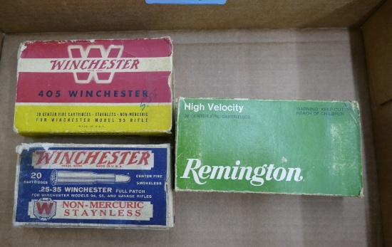 Lot Vintage Winchester Ammo