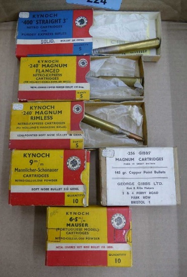 Lot Assorted Kynoch AMmo