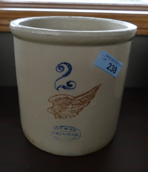2 Gallon Redwing Crock
