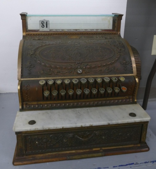 National Brass No 836 Cash Register