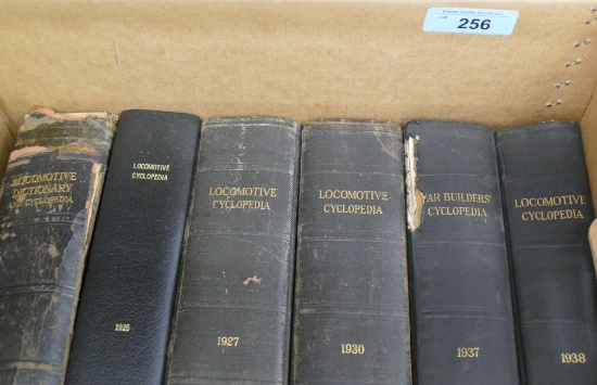 Box of Locomotive Encyclopedias from 1919-1938