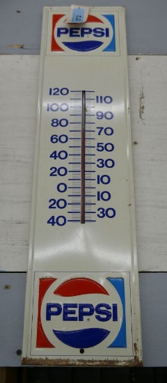 Metal Pepsi Thermometer