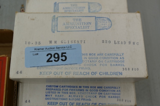 150 rds 10.35mm GLISENTI Ammo