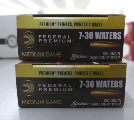40 rds Federal 7-30 Waters Ammo