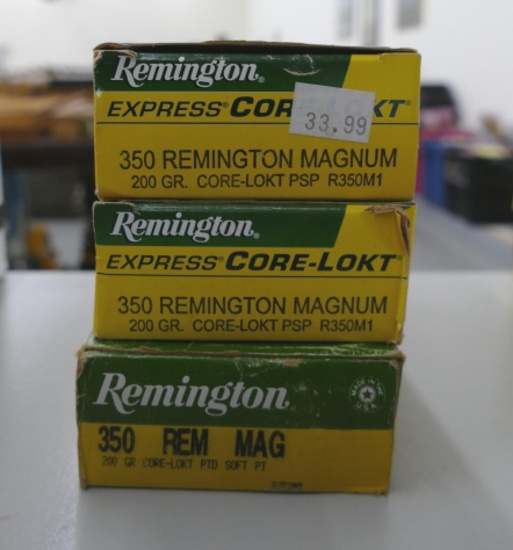 60 rds Remington 350 REM Mag Ammo