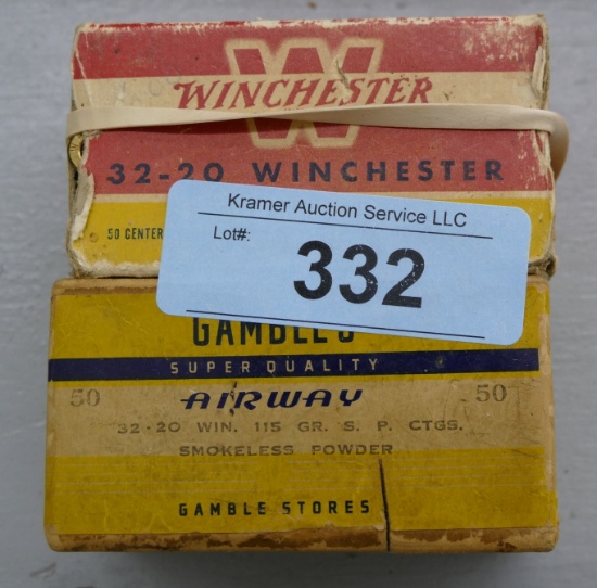 100 ct of 32-20 Winchester Ammo