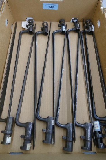 Lot of 12 US Trapdoor Springfield Socket Bayonets
