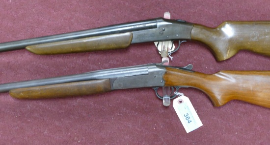 Pair of Single Shot Shotguns
