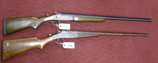Pair of Single Shot Shotguns