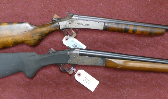 Pair of Single Shot Shotguns