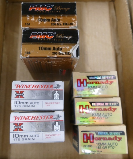 200 rds Mixed 10mm Handgun Ammo