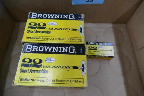 lot of Browning 22 Short Ammo