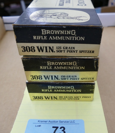 60 rds Browning 308 cal Ammo