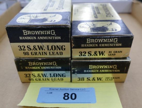 Lot of S&W Browning Handgun Ammo