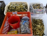 4 Totes of Assorted Rifle & Handgun Brass