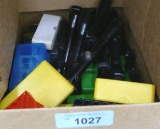 Box of Take Off Scopes & Ammo Holders