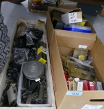 3 large boxes of Gun Parts, Scope Mounts, etc