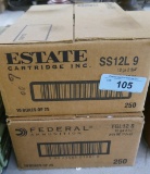 2 cases Estate 12 ga No 8 & No 9 Target Loads