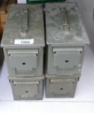 6 Metal Ammo Cans