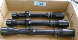 Lot of 3 Burris Rifle Scopes