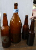 Lot of 4 Ruhlands Baraboo WI Beer Bottles