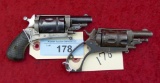 Pair of Antique European 22 Revolvers