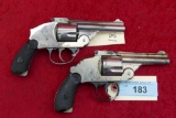 Pair of Antique Top Break 38 cal Revolvers