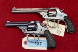 Pair of Antique Iver Johnson Top Break Revolvers