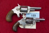 Pair of Spur Trigger 32 cal Antique Revolvers